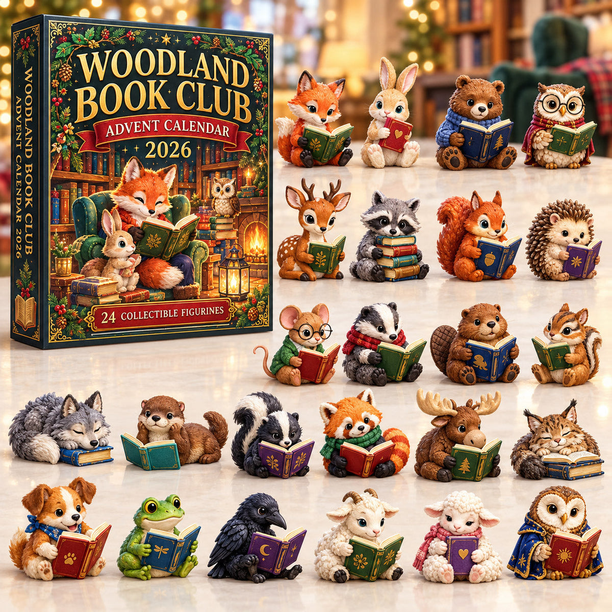 Woodland Book Club Animal Library Advent Calendar 2026