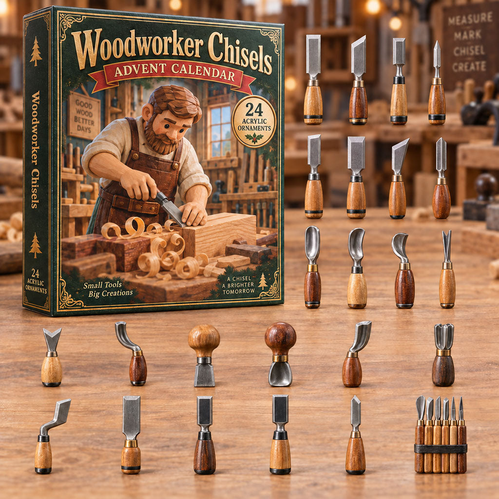 Woodworker Chisels 24 Days Festive Countdown Advent Calendar 2026