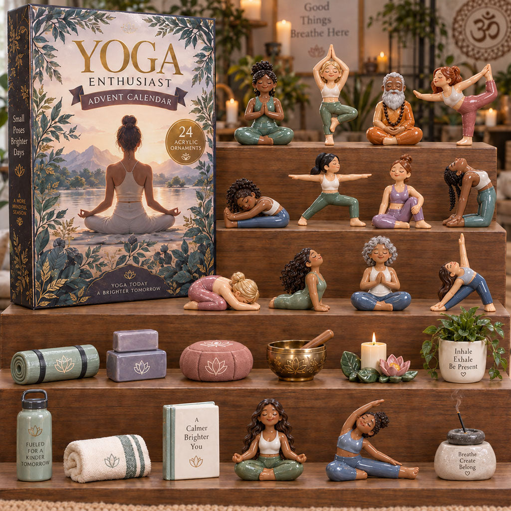 Yoga Enthusiast 24 Days Festive Countdown Advent Calendar 2026