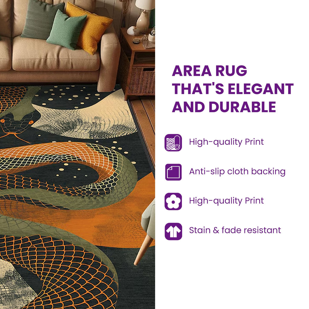 Jubilant Frosty Revelry Area Rug