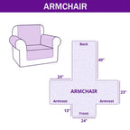 Santa Nap Time Quilted Sofa Cover