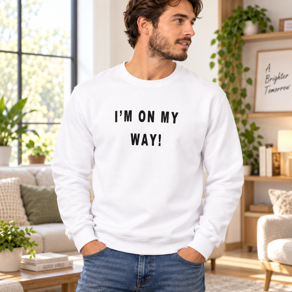 Funny I'm On My Way Quote White Lie Party Shirt