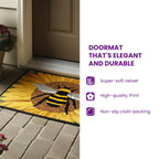 Snowman Train Doormat