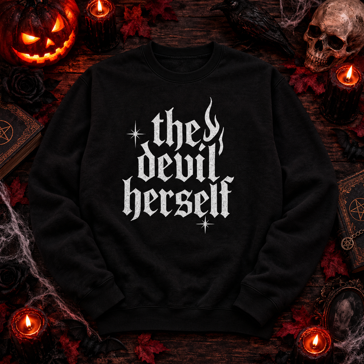 The Devil Herself Shirt & Hoodie Goth Grunge Apparel