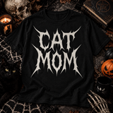 Heavy Metal Cat Mom Shirt, Edgy Goth Tee