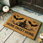 Gothic Haunted House Bats Home Sweet Home Fall Doormat