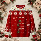 Math Geometry Graph Xmas Ymas Zmas Ugly Christmas Sweater