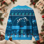 Sci-Fi Motion Tracker Radar Ugly Christmas Sweater - Alien Fan Retro Holiday Sweatshirt