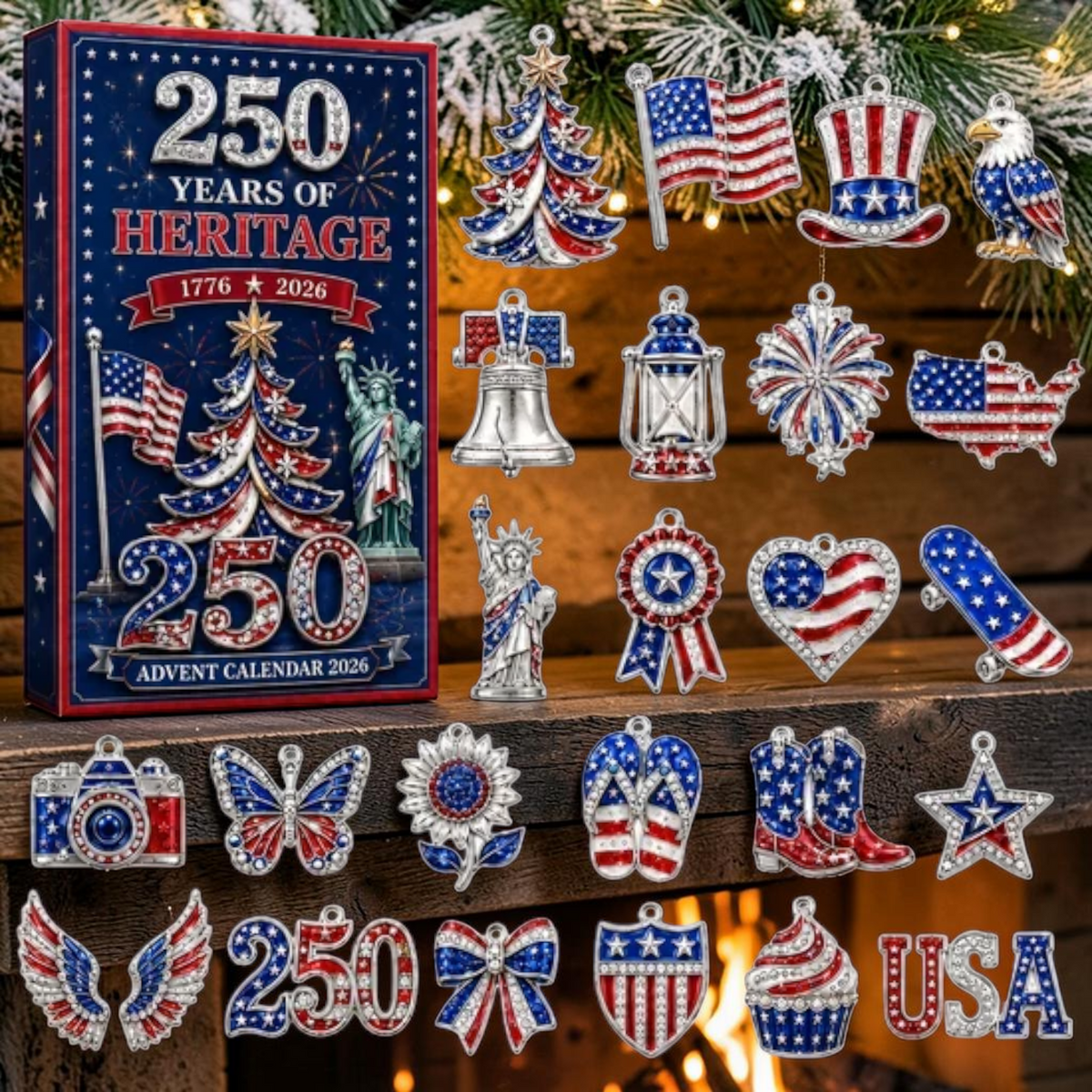 America 250th Anniversary Heritage Icons Advent Calendar 2026