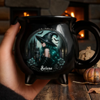 Personalized Witch Cauldron Mug Gothic Modern Witch Coffee Cup