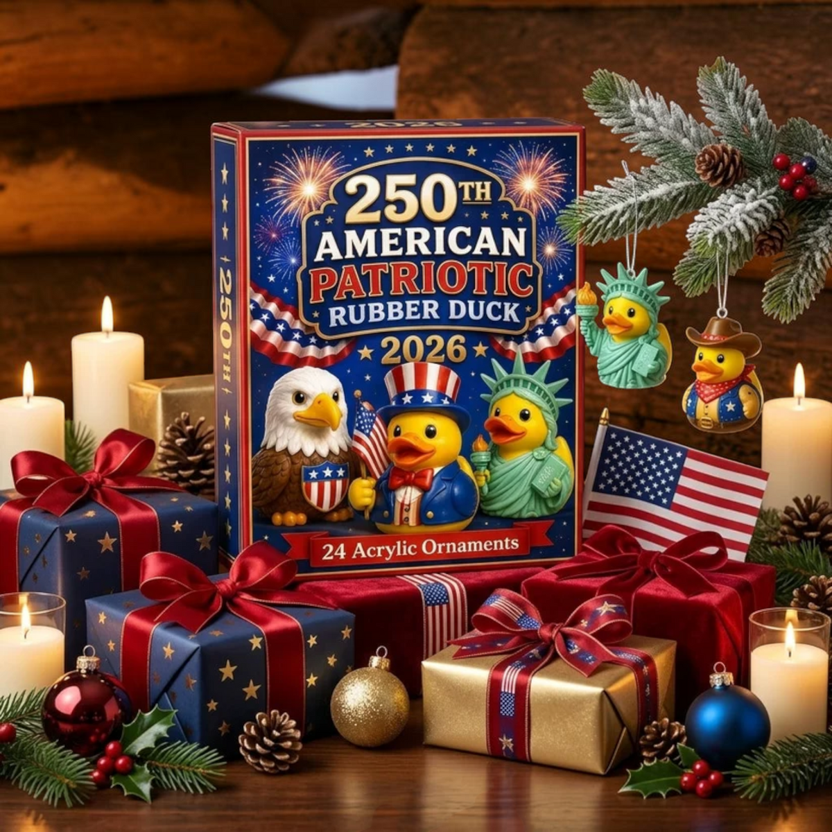 250th Anniversary American Patriotic Rubber Duck 2026 Advent Calendar