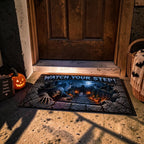 Creepy 3D Grim Reaper Watch Your Step Doormat