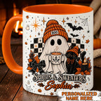 Personalized Spirits & Sweaters Mug Cute Ghost Fall Tumbler