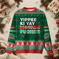 Yippee Ki Yay Merry Christmas Funny Action Movie Sweater