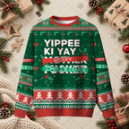 Yippee Ki Yay Merry Christmas Funny Action Movie Sweater