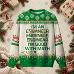 I Am An Engineer Good With Math Funny Sweater