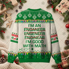 I Am An Engineer Good With Math Funny Sweater