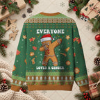 Everyone Loves A Ginger Dabbing Cookie Christmas Sweater