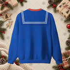 Steve Scoops Ahoy Sailor Retro 80s Sci-Fi Sweater
