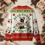 Read Books Be Kind Stay Weird Dragon Ugly Sweater