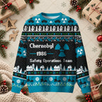 Chernobyl 1986 Safety Operations Team Ugly Christmas Sweater