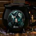 Personalized Witch Cauldron Mug Gothic Modern Witch Coffee Cup