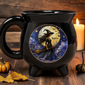 Personalized Stained Glass Witch Cauldron Mug Magical Gothic Cup