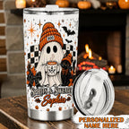 Personalized Spirits & Sweaters Mug Cute Ghost Fall Tumbler