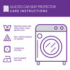 Welcoming Cabin Fireplace Santa Quilted Car Seat Protector