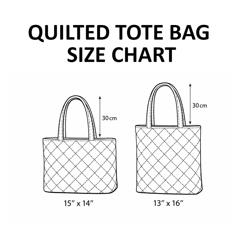Sweet Gingerbread House Quilted Tote Bag