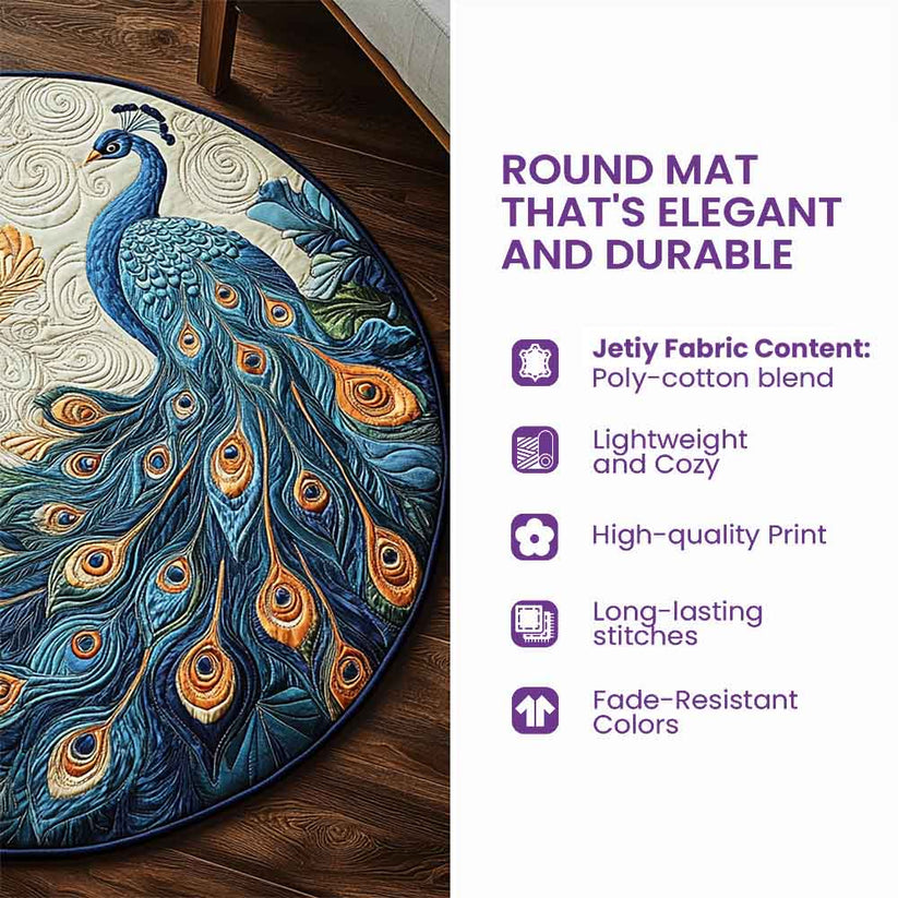Christmas Quilted Round Mat