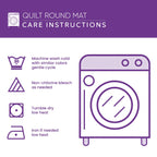American Eagle Quilted Round Mat