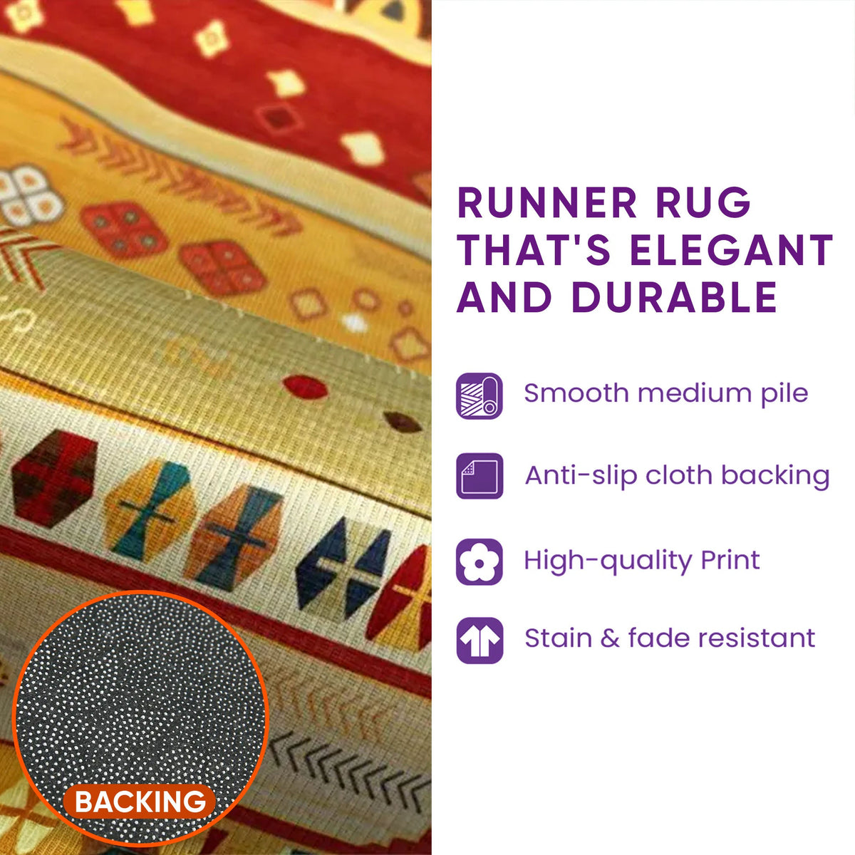 Jolly Santa Runner Rug