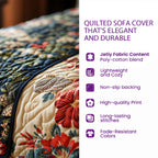 Lantern Light Hearth Cottage Quilted Sofa Cover