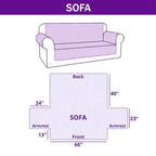 Santa Slipping Down Brick Chimney Quilted Sofa Cover